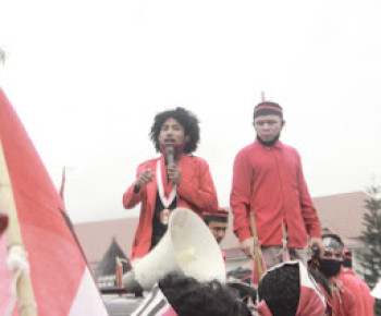 GMNI Manggarai Terus Mengawal Korban Drama Cinta Oknum Polisi