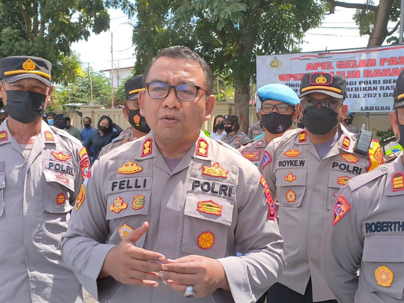 Natal 2021, Kapolres Mabar Komitmen Jaga Kedamaian