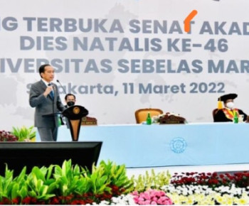 Dies Natalis UNS ke-46, Presiden: Universitas Harus Cepat Belajar Perubahan