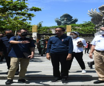 Presiden Jokowi Tinjau Kesiapan GWK Cultural Park untuk KTT G20