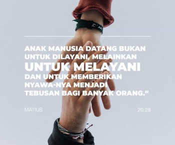 Renungan Katolik, Dipanggil Untuk Menjadi Pelayan