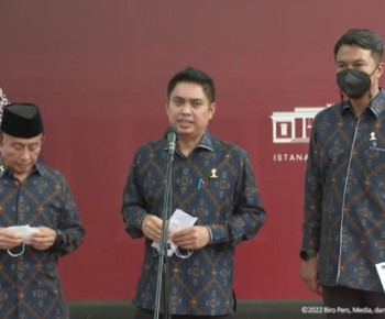 Pengurus HIPMI Audiensi dengan Jokowi di KIK