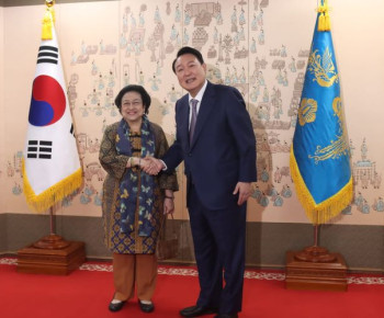 Megawati Gelar Pertemuan dengan Presiden Korea Selatan