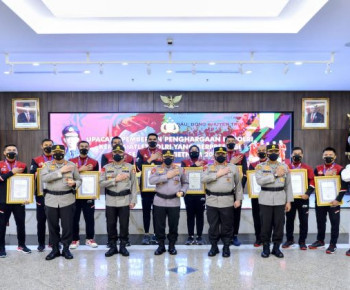 Atlet Polri yang Sumbang Medali di Sea Games Dapat Penghargaan