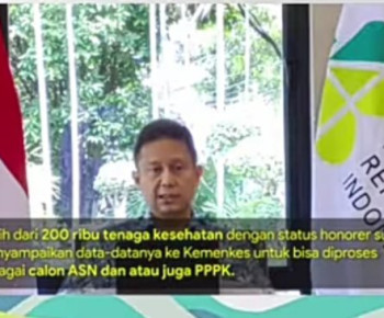 Tenaga Kesehatan Non ASN Diangkat pemerintah jadi PPPK