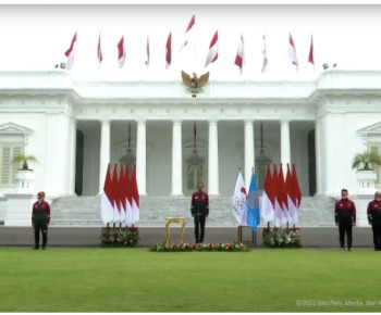 Jokowi Lepas Kontingen Indonesia Sea Games XXXI 2021