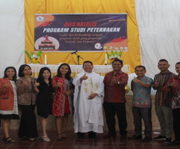 Prodi Peternakan UNIKA St Paulus Ruteng Rayakan Dies Natalis Pertama