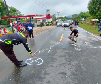 Honda Beat Hilang Kendali, Sebabkan Dua Orang Meninggal