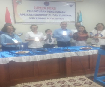 Upgrade Layanan, KSP Kopdit Mawar Moe Luncurkan Aplikasi CubizPay
