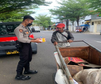 Keren, Giat Peduli Kemanusiaan Polres Ciamis