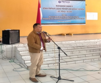 Terpilih Jadi Ketua DPC Peradi Ruteng, Boy Koyu: Siap Menjadi Lebih Baik
