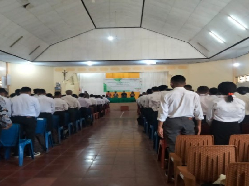 Sebanyak 446 Casis FPP dan FT Ikuti PKKMB di Unika St Paulus Ruteng