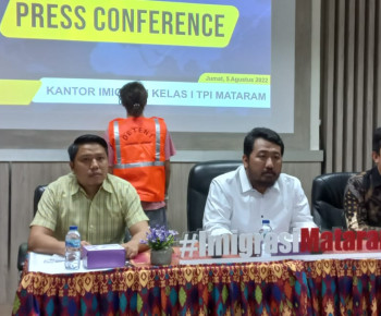 Imigrasi Kelas I TPI Mataram Amankan WNA Asal Rusia yang Ngamuk di Gili Eksotis Trawangan