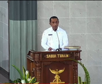 Bupati Hery Nabit: Diamnya Mgr Huber adalah Diamnya Bunda Maria