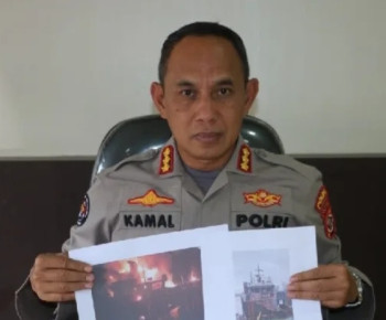 Dua Kapal Pengangkut BBM Terbakar di Assue, Satu Meninggal