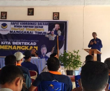 David Sutarto: Rakorda DPD NasDem Fokus Restrukturisasi Badan Pengurus
