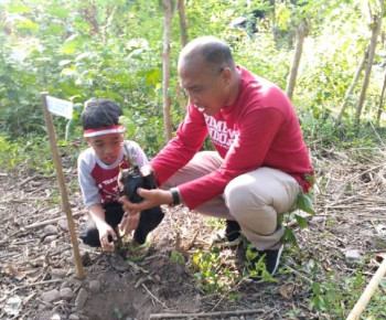 Intip, Cara UPTD KPH Matim Tularkan Spirit Hijau ke Anak Sekolah