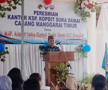 Kantor KSP Kopdit Suka Damai Cabang Manggarai Timur Resmi Beroperasi