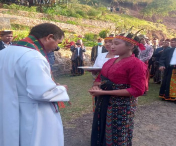 Romo Ferdi Gadu Pindah Tugas Pelayanan ke Paroki Hati Kudus Yesus, Golowelu