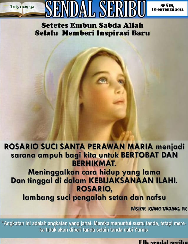Rosario Sarana Menjadi Berhikmat 