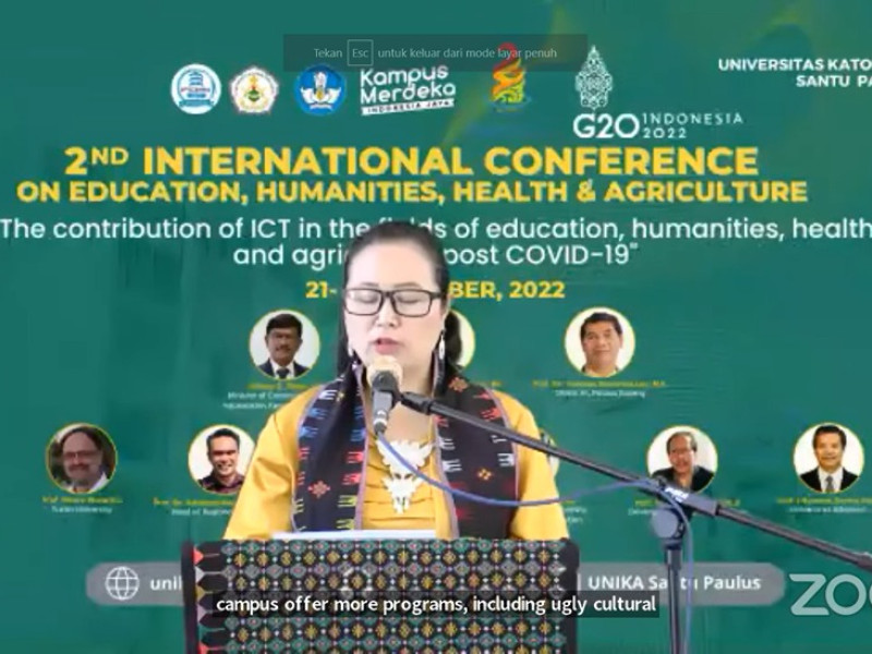 Hari Pertama The 2nd ICEHHA Unika Ruteng Resmi Dibuka