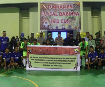 Ini Himbauan Kapolres kepada Pecinta Bola di Manggarai