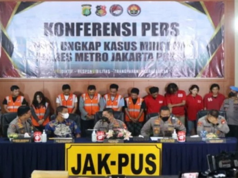 11 Tersangka Terlibat Peredaran Narkoba yang Dikendalikan Teddy Minahasa