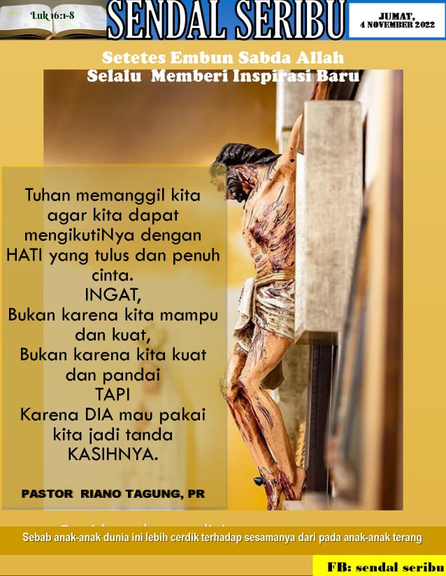 Tulus dalam mengikuti Yesus
