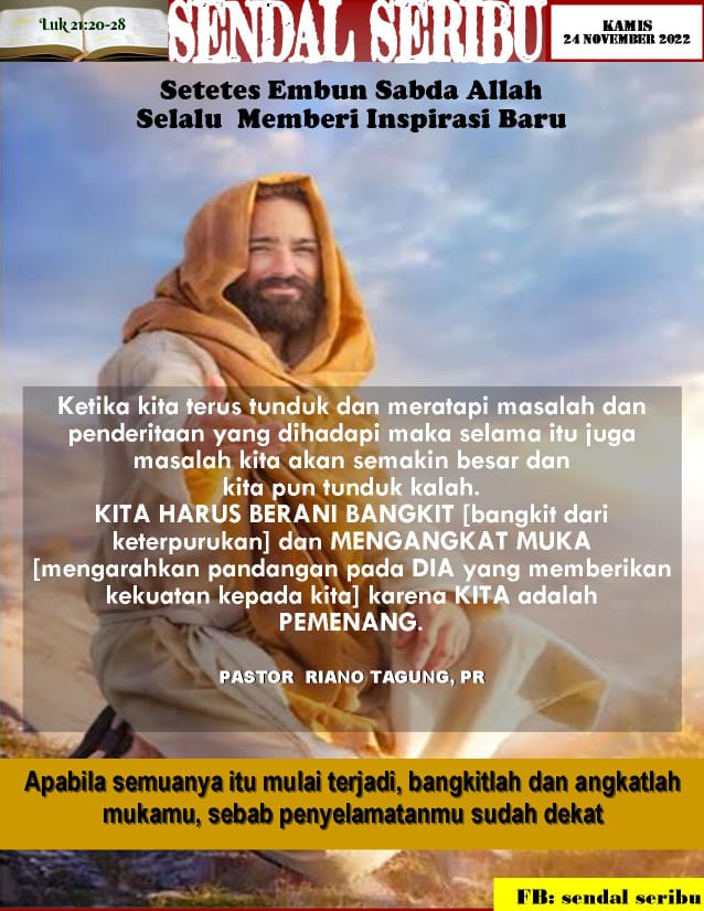 Bangkit dan Mengangkat Muka