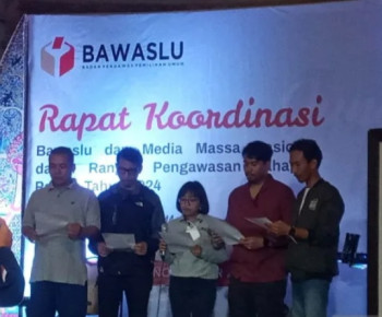 Forum Pewarta Pemilu Indonesia Bentukan Bawaslu RI dan Sejumlah Jurnalis