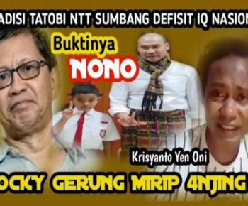 Viral! Gegara Nono Bocah Ajaib Rocky Gerung Dikatain Mirip Anji..