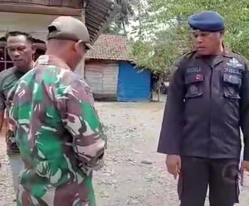 Viral, Terlibat Adu Mulut Anggota Brimob Bentak dan Tunjuk-Tunjuk Babinsa TNI AD
