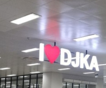 Viral di St Manggarai Tulisan ‘I Love DJKA’, Begini Kata Risal Wasal
