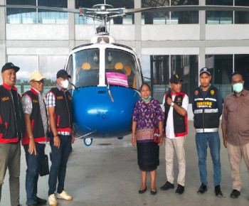 Kejati Papua Sita Satu Unit Helikopter Airbush H-125 di Mimika