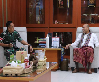 Gubernur NTT Ajak Danrem Kolaborasi Ubah Mental Block Masyarakat NTT tentang Kelor