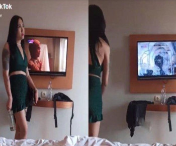 Viral, Ladyboy Ngamuk Pecahkan TV di Kamar Hotel, Nitizen: Mesan Ariel Tatum yang Nongol Ariel Noah