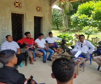 Kordiv P3S Bawaslu Sumba Barat Kunker ke Panwaslucam Laboya Barat