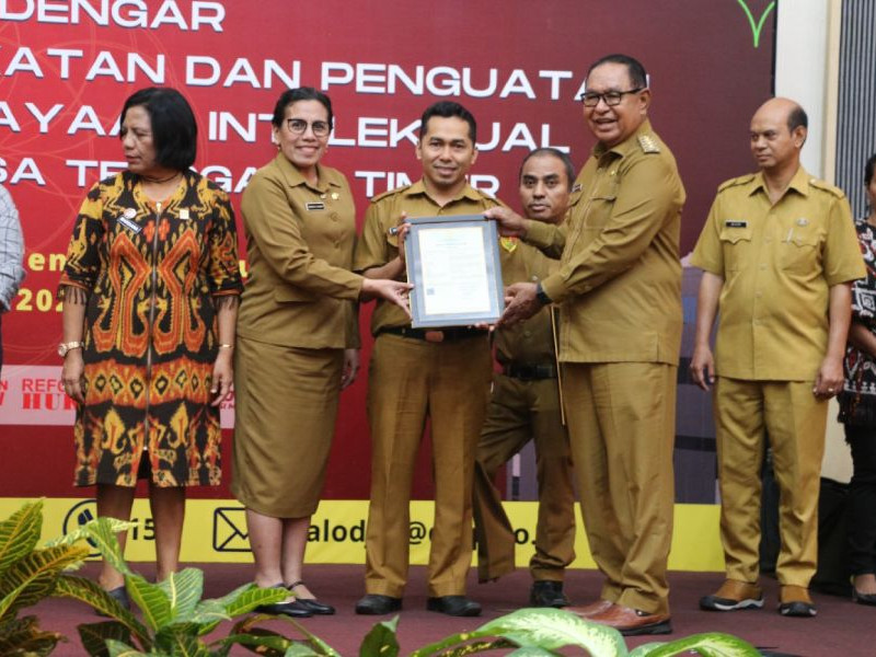 Wagub NTT Dorong Pemerintah Kabupaten/Kota Segera Buat Perda Kekayaan Intelektual