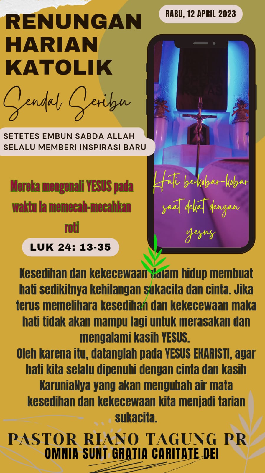 Berjalan bersama Yesus