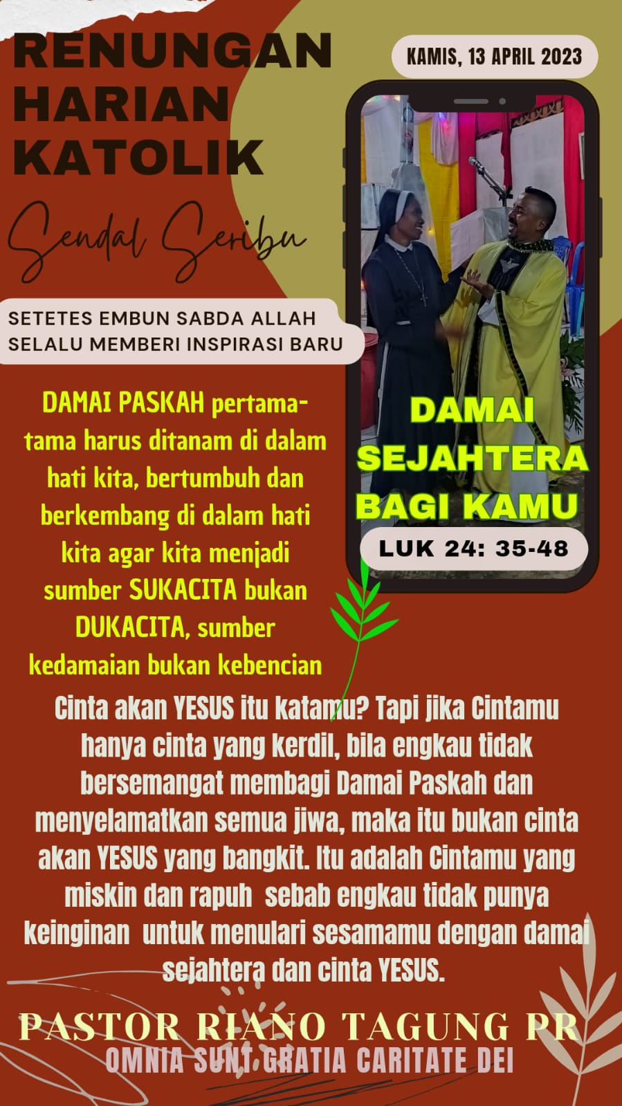 Saksi KebangkitanNya