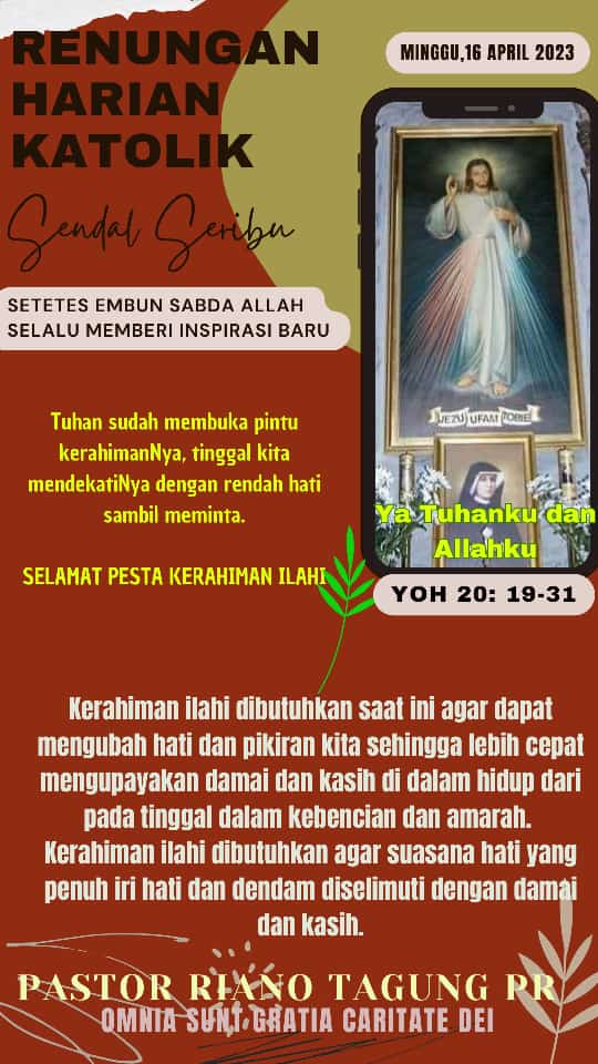 Penyalur Kerahiman Allah