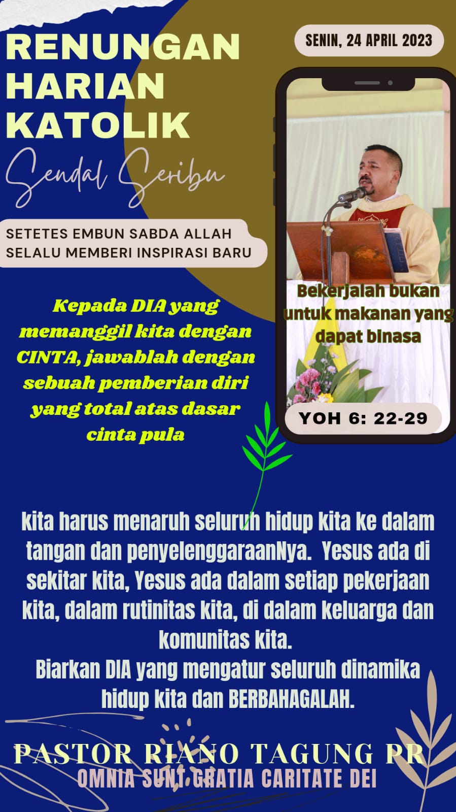 kepadamu Yesus