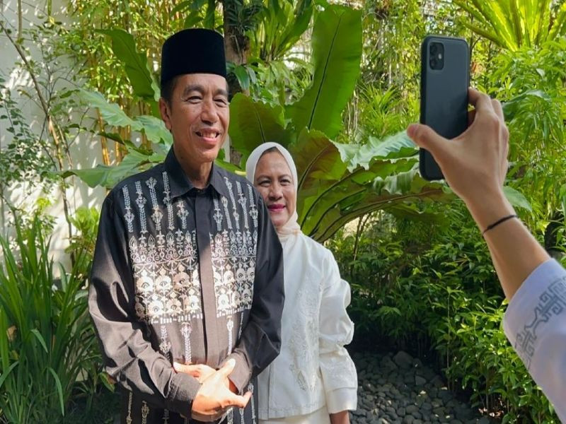 Jokowi dan Iriana