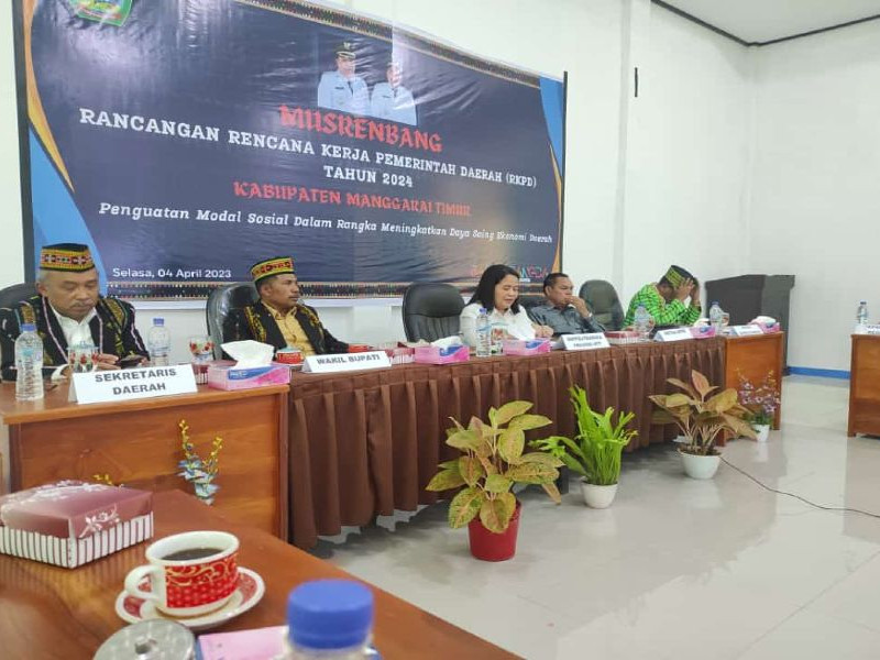 Wabub Siprianus Habur Sampaikan 5 Poin Prioritas RKPD Matim Tahun 2024