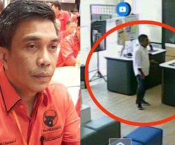 Anwar Sani Tarigan, Anggota DPRD PDIP Sumut Terekam CCTV Maling Jam Tangan Karyawan Toko