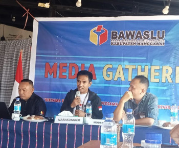Bawaslu Manggarai Gelar Media Gathering Menuju Pemilu 2024