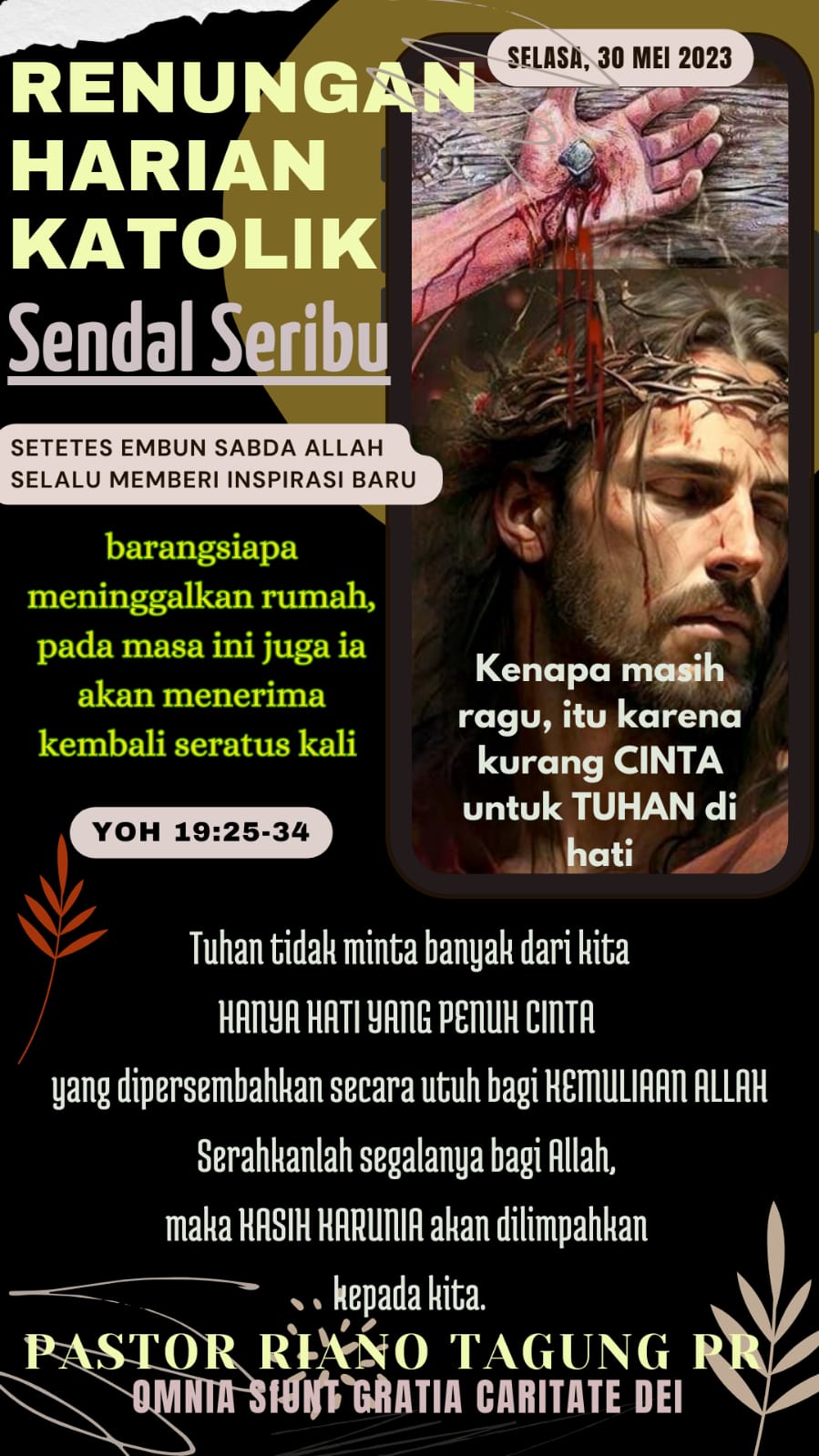 Meninggalkan Segalanya bagi Allah