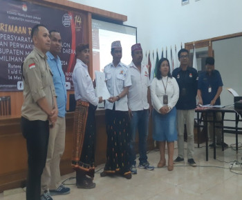 Partai Gerindra Manggarai Resmi Daftarkan Bacaleg ke KPUD