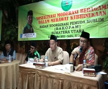 Bakopam Sumut Gelar Sosialisasi Moderasi Beragama, Ini Kata Ibnu Hajar