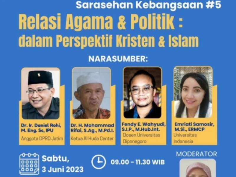 Sarasehan Kebangsaan Ke-5 PISHI-KDD: Politik Harus Mengagungkan dan Memuliakan Tuhan